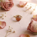 Load image into Gallery viewer, Fancy Jasper Brass Statement Ring, Adjustable, 11mm, No. 06
