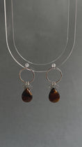 Load and play video in Gallery viewer, Tigereye Sterling Silver Earrings
