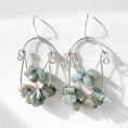 Load image into Gallery viewer, 925 sterling silver dangle earrings with Gemstones
