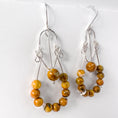 Load image into Gallery viewer, Mexican Crazy Lace Agate, Sterling Silver Dangle Earrings
