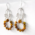 Load image into Gallery viewer, Mexican Crazy Lace Agate, Sterling Silver Dangle Earrings
