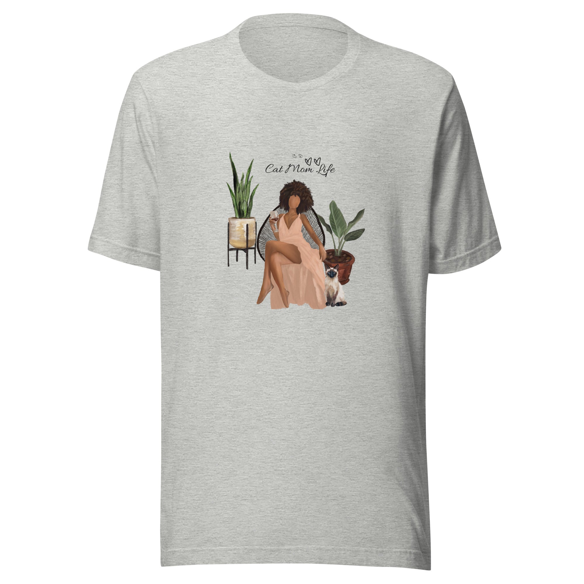 Cat Mom Life T-shirt ( Bohemian)