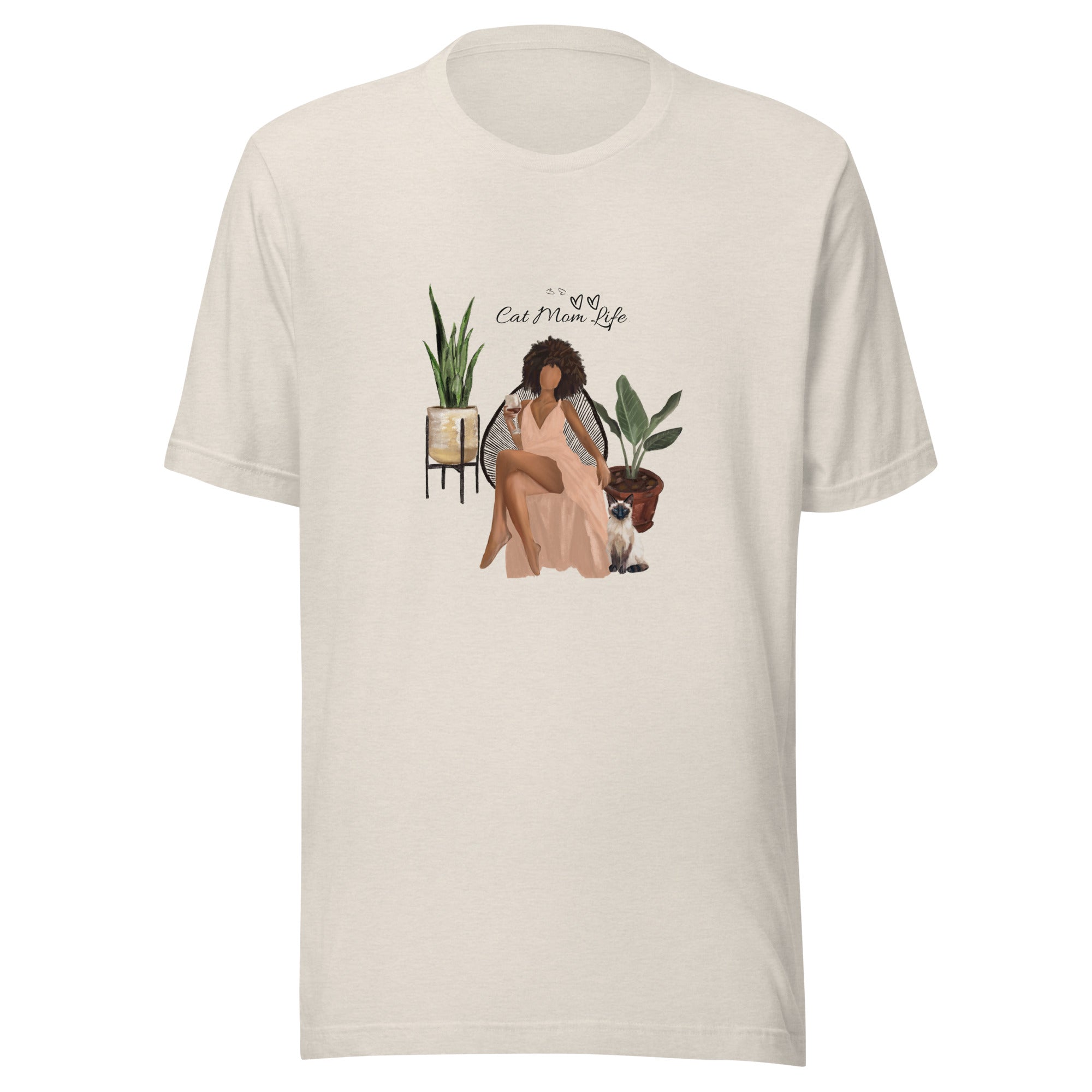 Cat Mom Life T-shirt ( Bohemian)