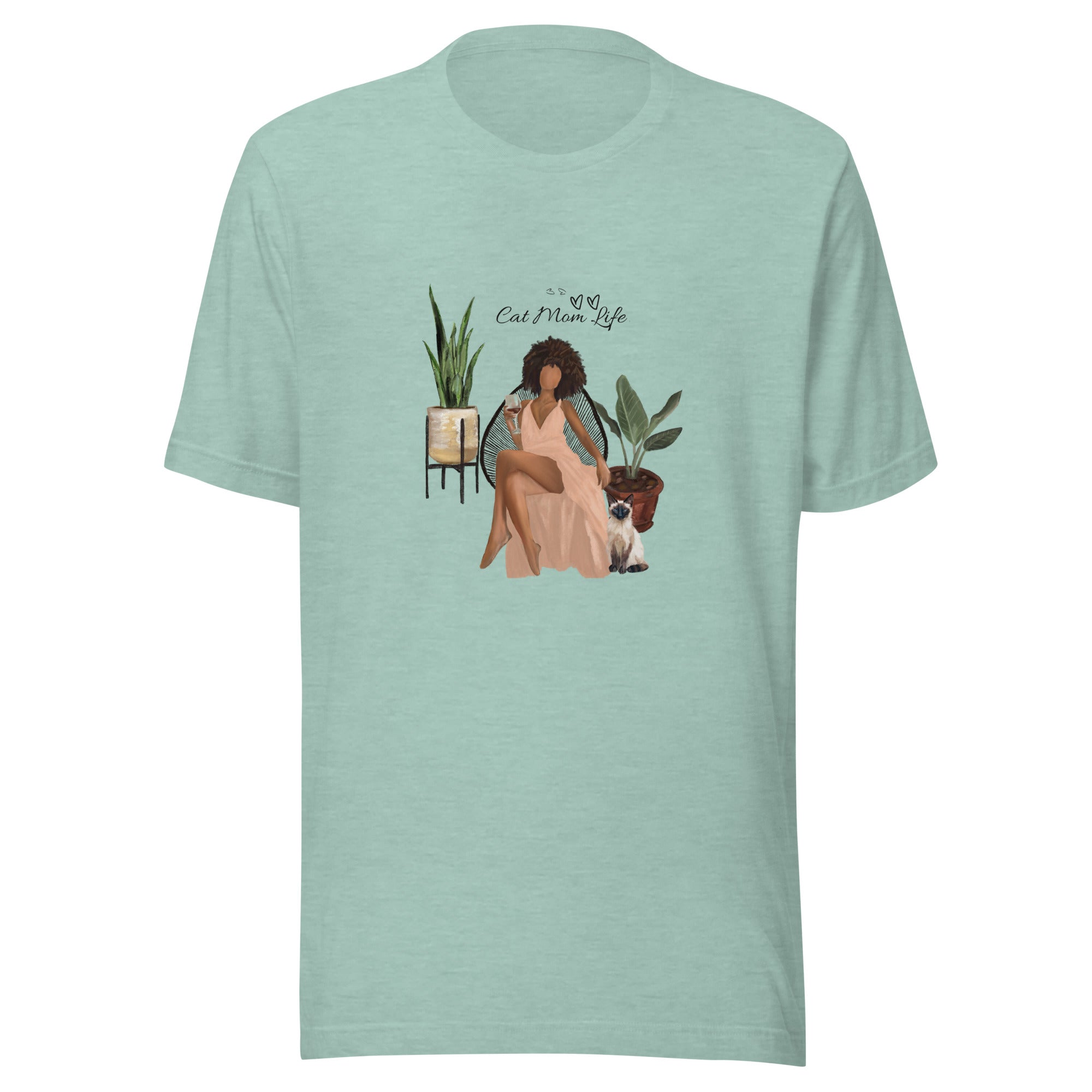 Cat Mom Life T-shirt ( Bohemian)