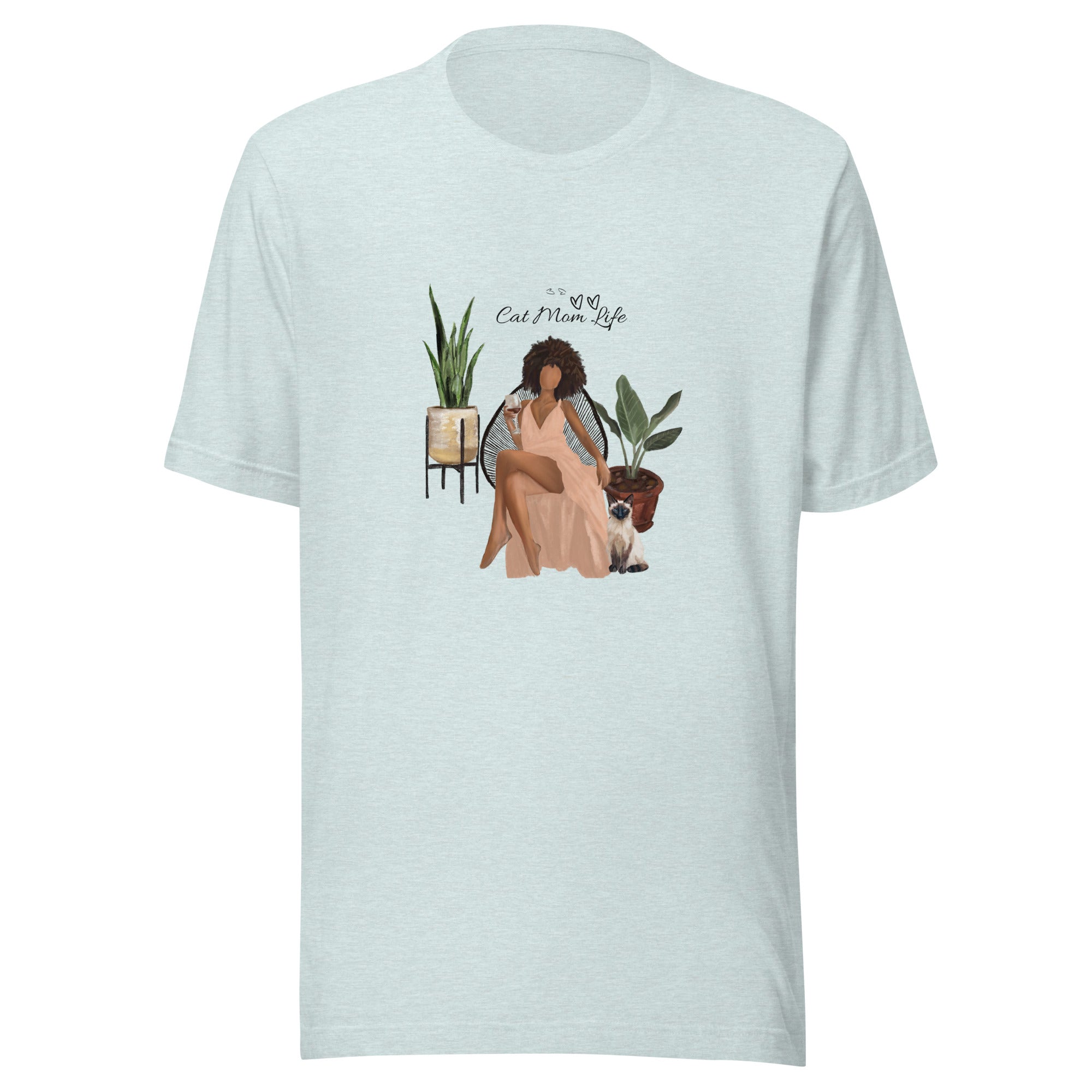 Cat Mom Life T-shirt ( Bohemian)