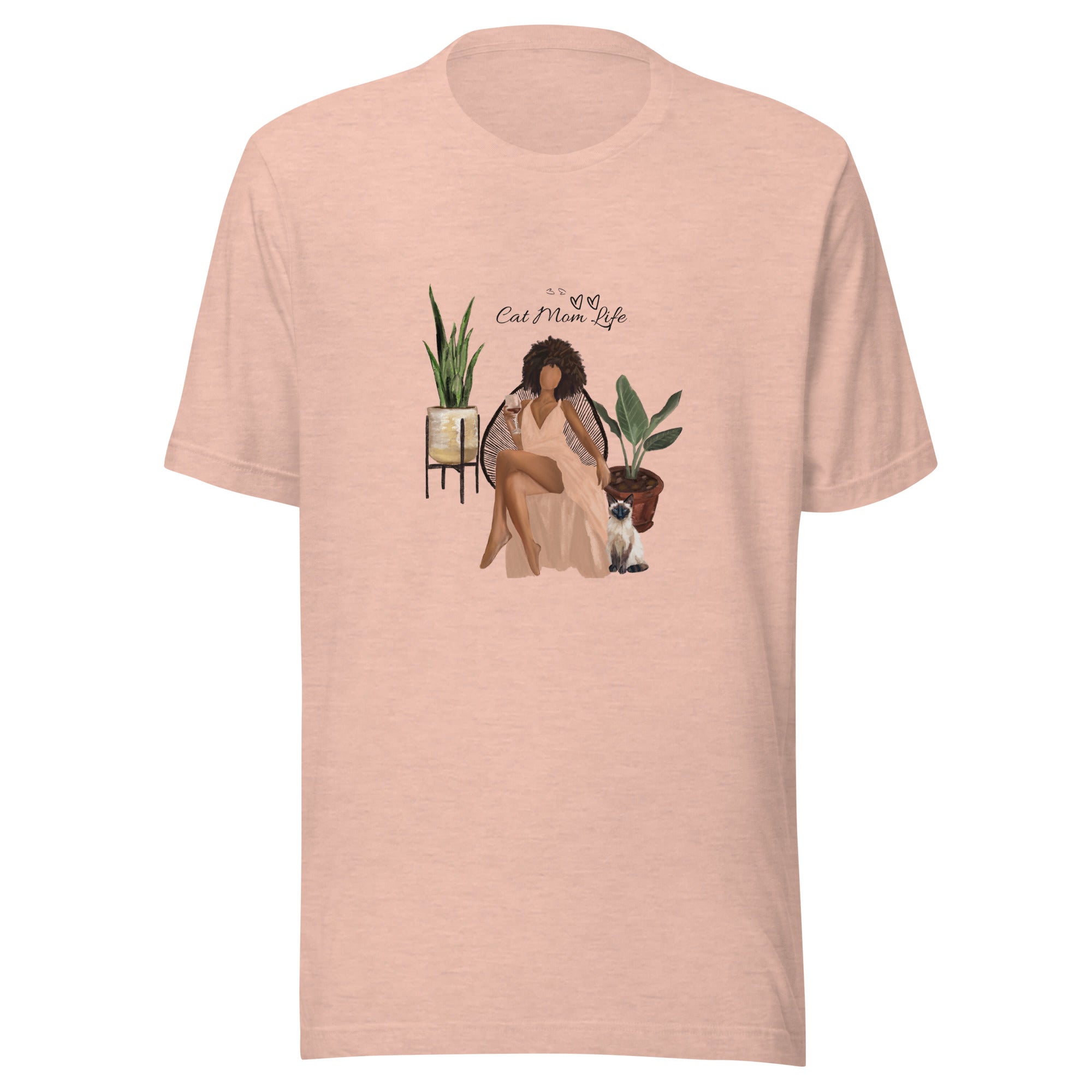 Cat Mom Life T-shirt ( Bohemian)