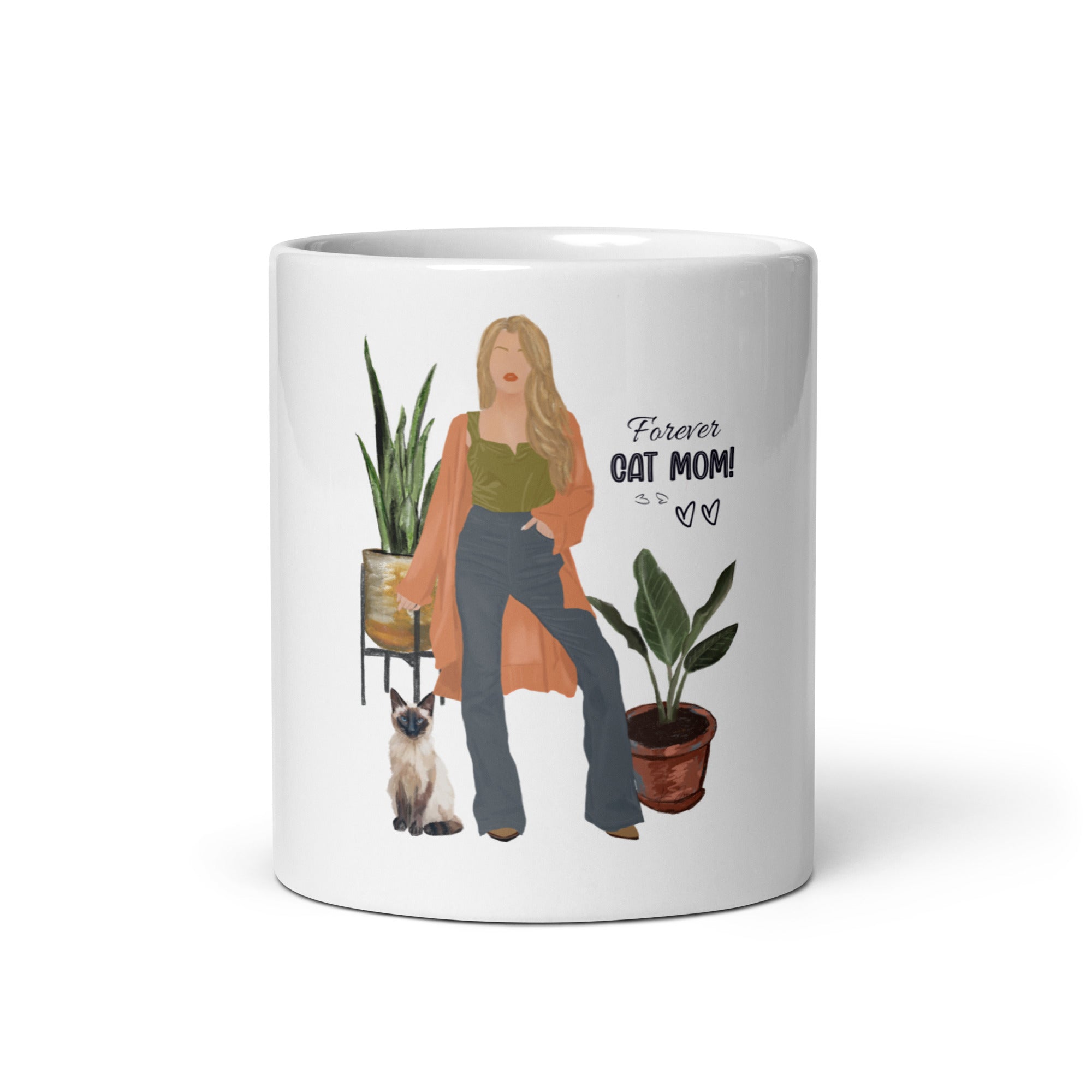 Forever Cat Mom Coffee Mug – Available in 3 Sizes