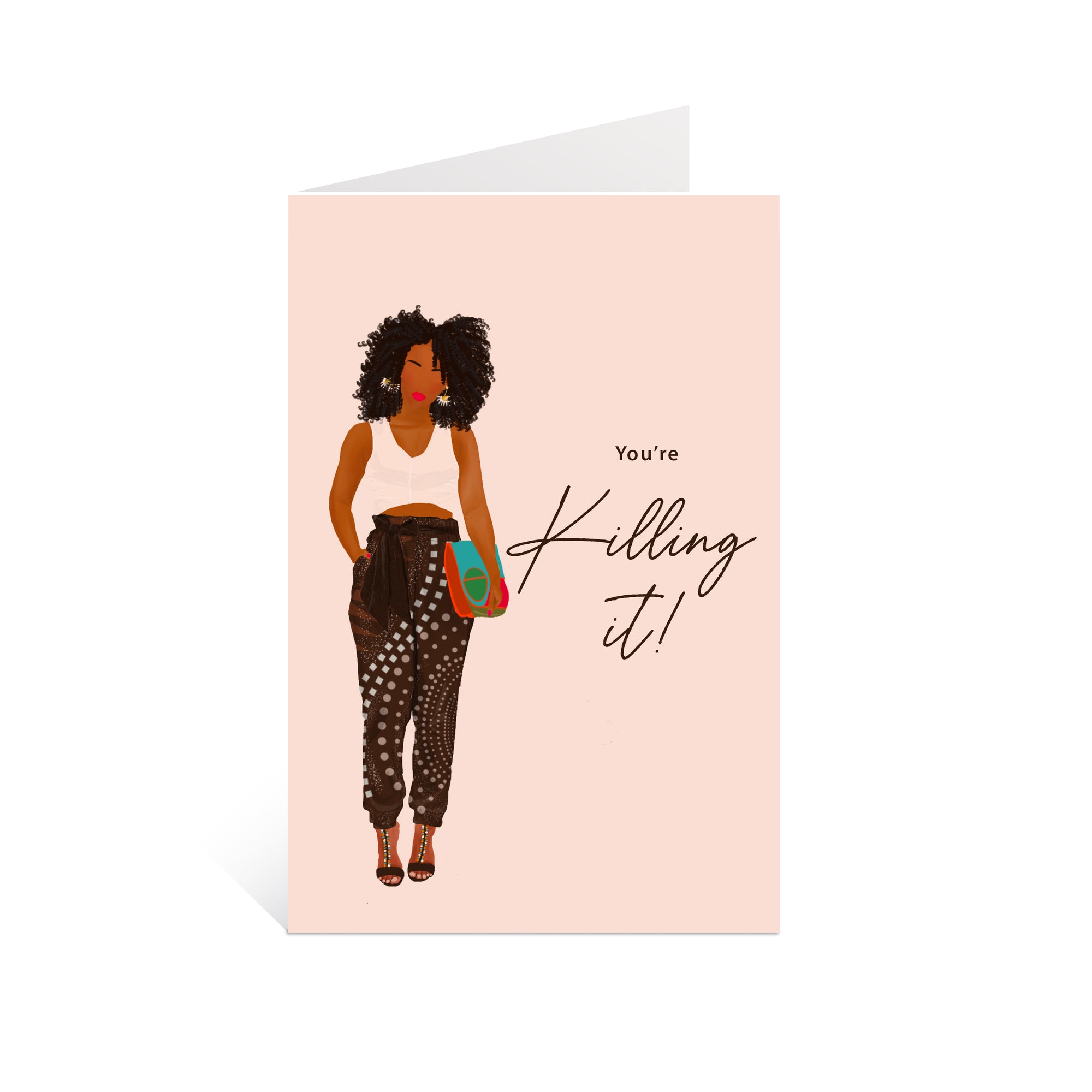 "You're Killing It" Motivational Greeting Card