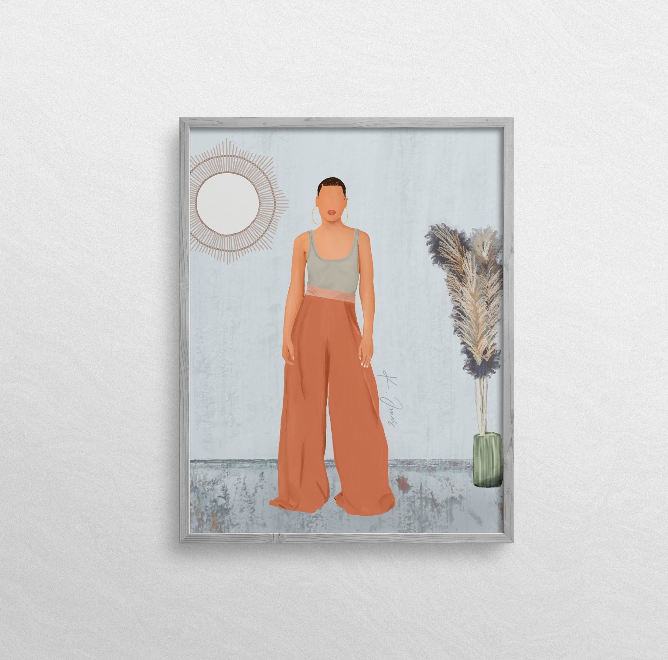 Renee' - Female Illustration