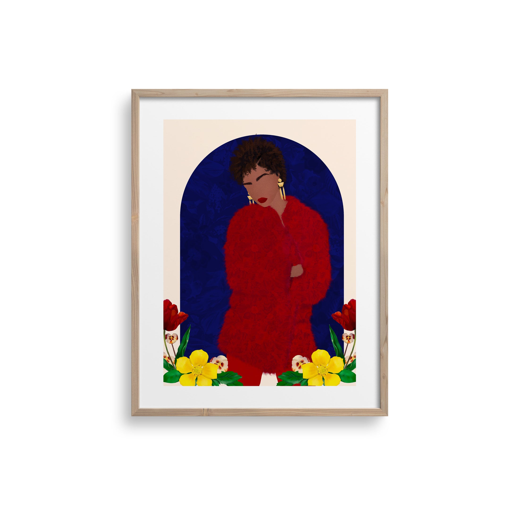 Brandi -Black Female Illustration