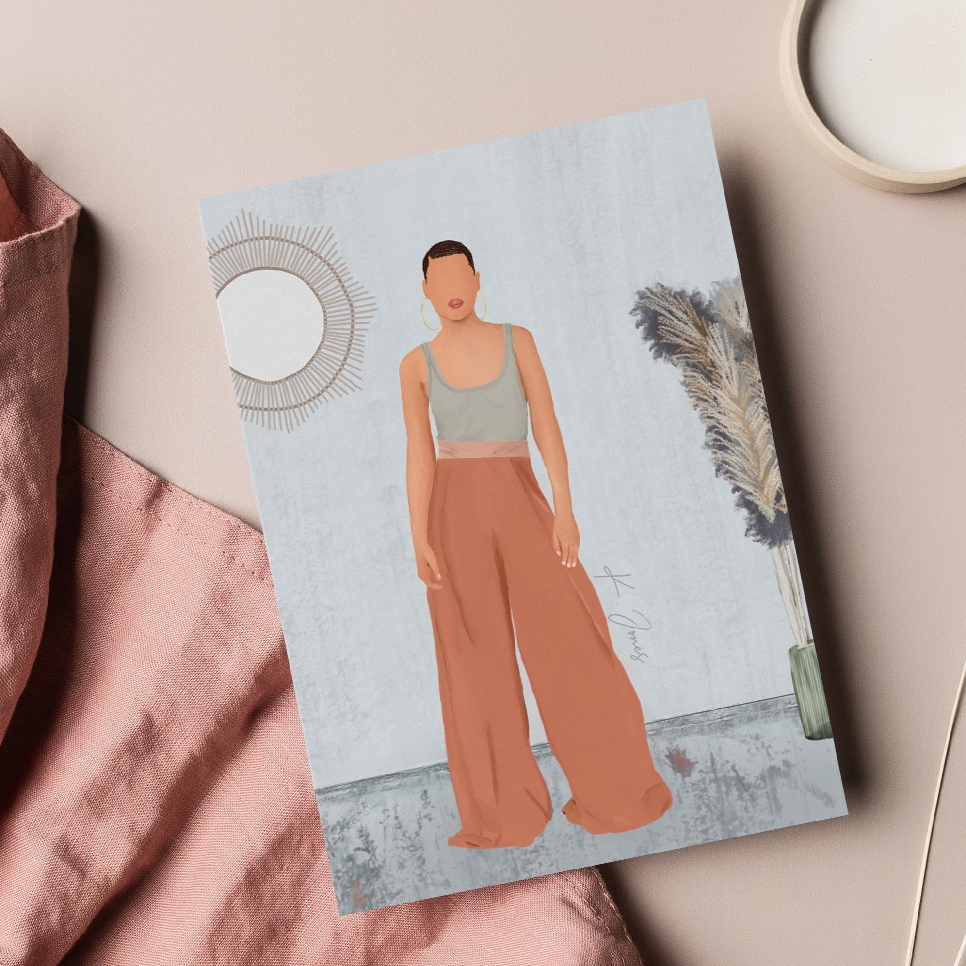 Renee' - Female Illustration