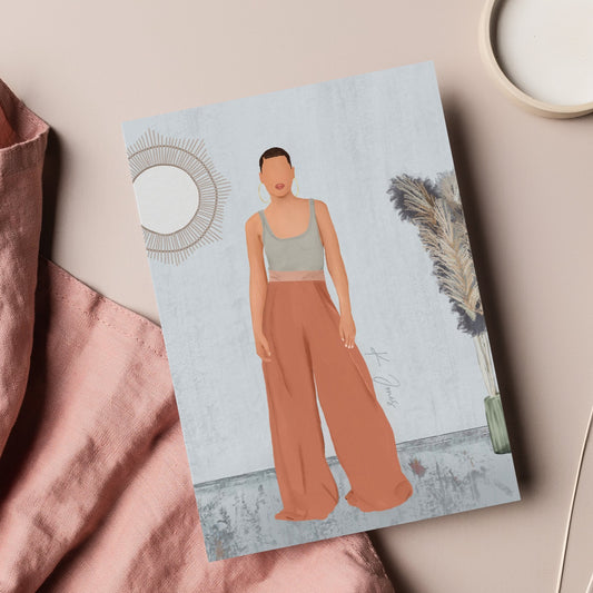 Renee' - Female Illustration