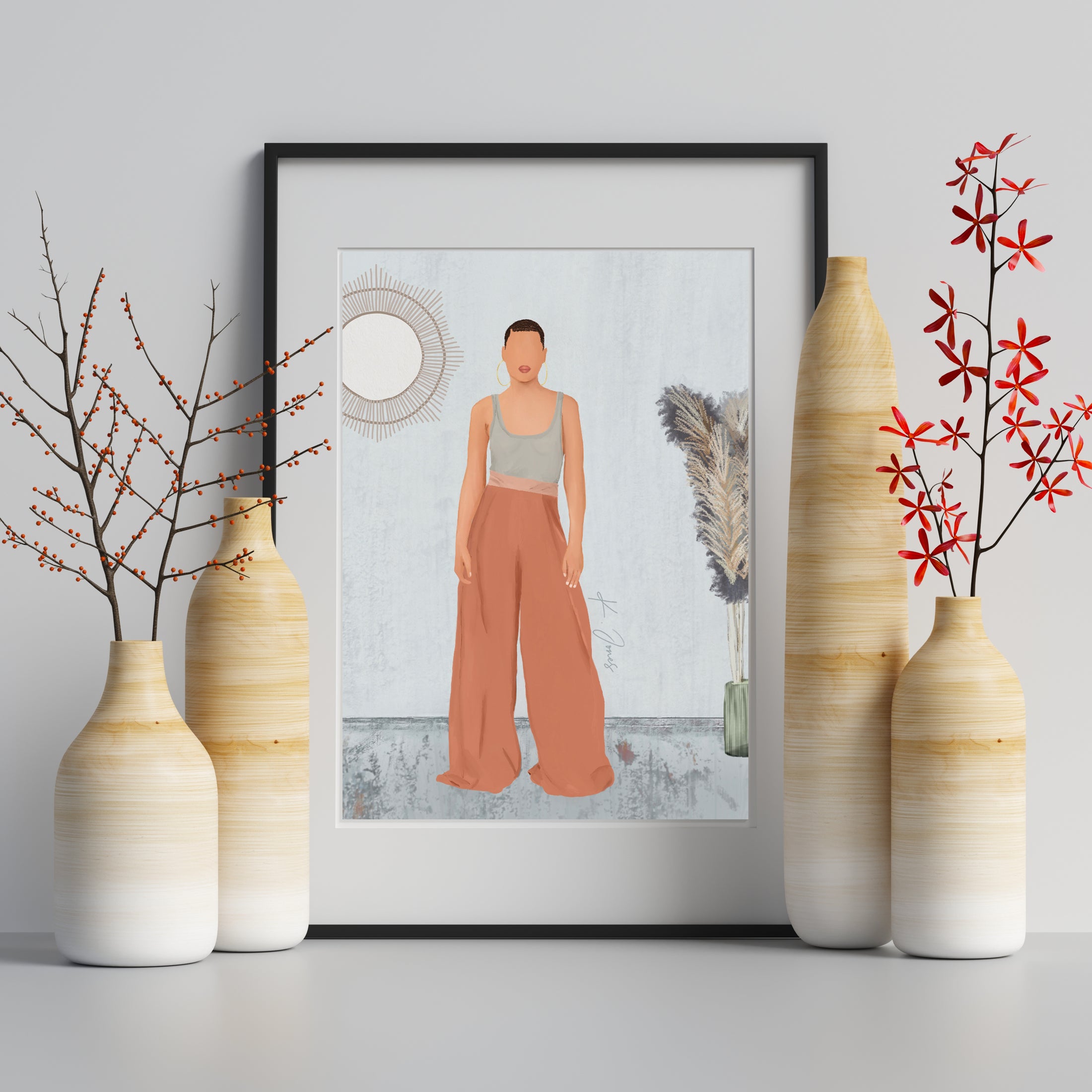Renee' - Female Illustration