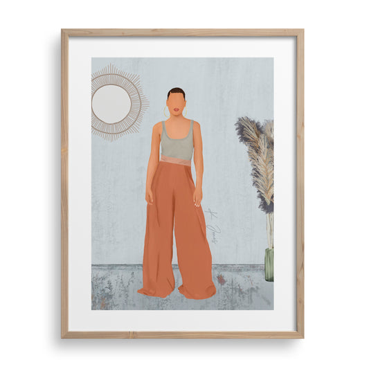 Renee' - Female Illustration