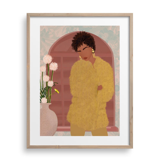 Brandi -Black Female Illustration