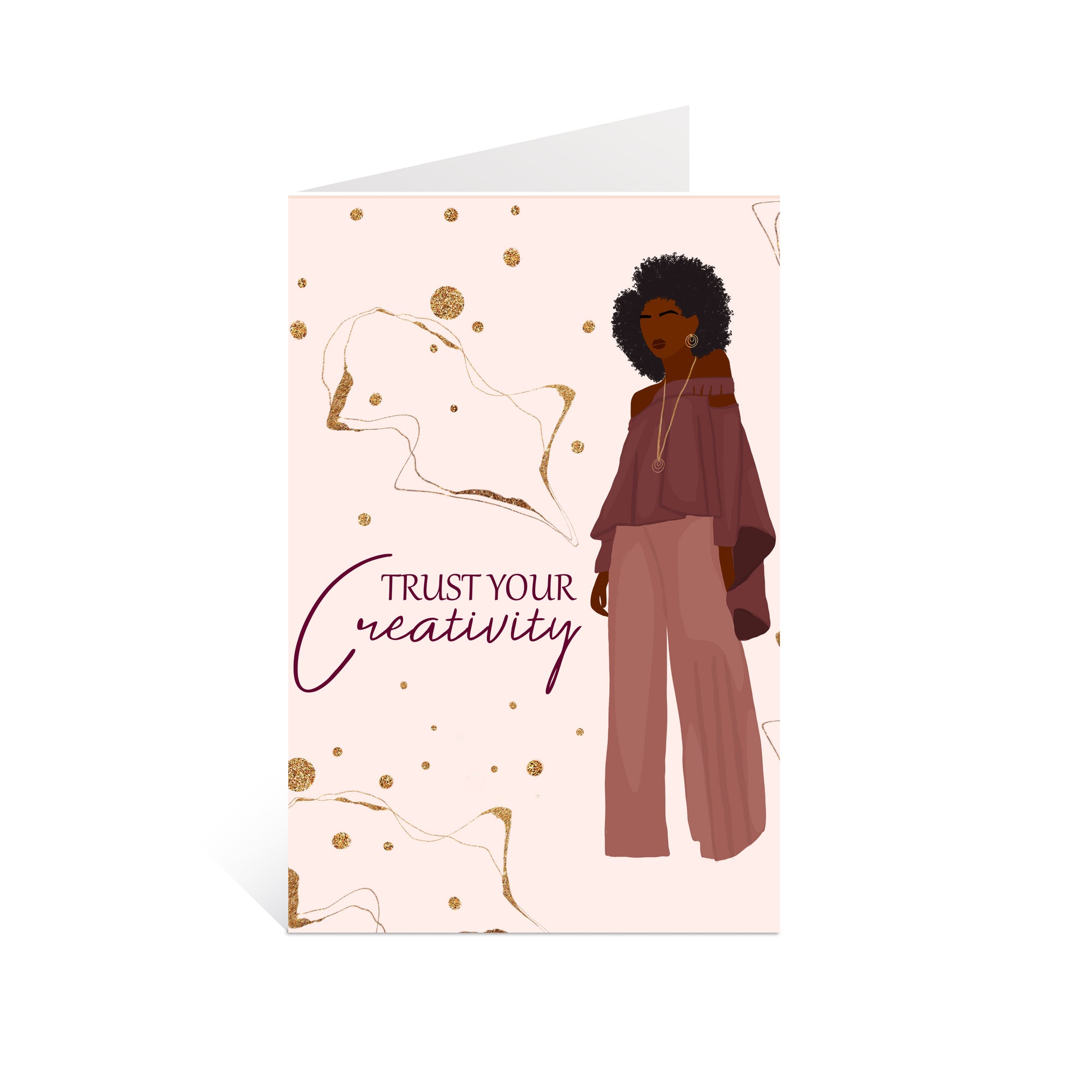 "Trust Your Creativity" Motivational Greeting Card