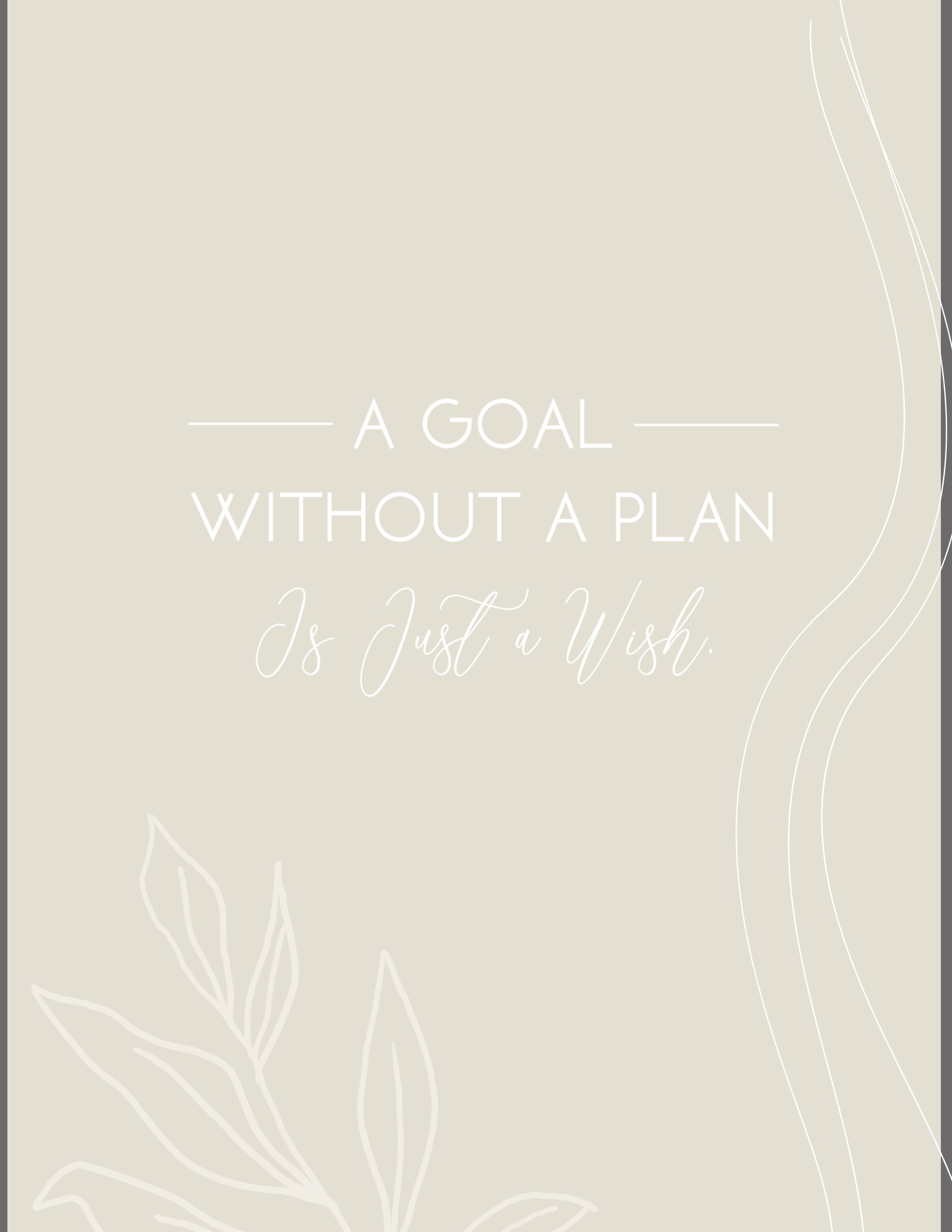 "Goals" Motivational Quotes - Art Prints