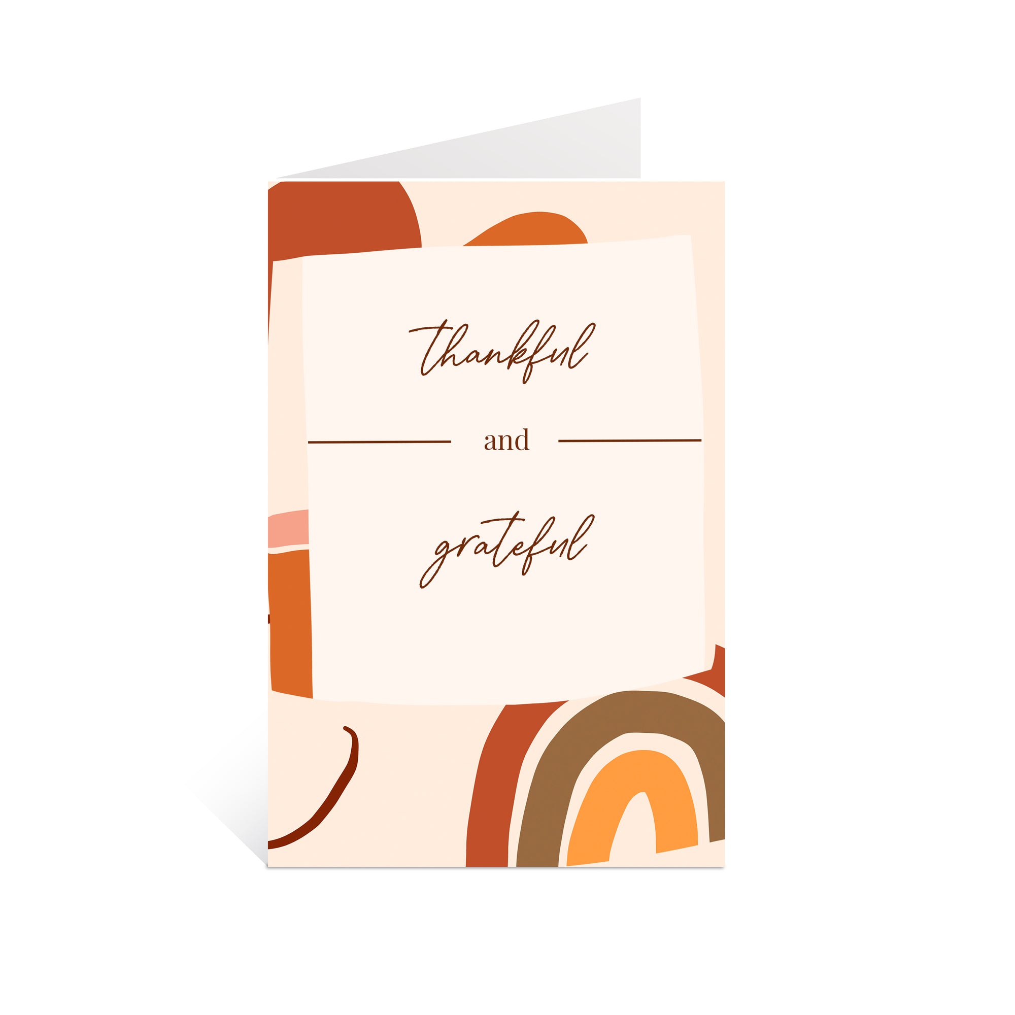"Thankful and Grateful" Greeting Card